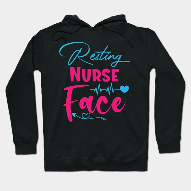 Resting Nurse Face Hoodie by Epsilon99